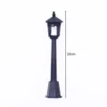 Dollhouse miniature plastic street lamp model detail, 10cm garden micro landscape decor. - 10cm