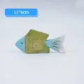 Handgefertigtes Holzfisch Ornament, süßes kleines Holzspielzeug und einfache Tischdeko, 11x6cm - Kleine Fisch-Ornament / 11x6cm
