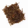 Closeup detail view of brown dry moss material for micro landscape and DIY wall decor. - Brown