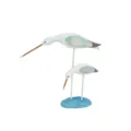 Wooden water bird carving decoration, Nordic style creative craft home tabletop decor item sku. - Waterbird No. 21
