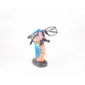 Wooden parrot eyeglass holder hand carved animal spectacles stand desktop display stand - Blue Parrot