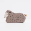 Juguete de oveja de madera figura animal decoracion de escritorio hogar y regalo 1pc - Oveja Gris