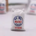Puppenhaus Miniatur Mehlbeutel Puppenhaus Küche Szene dekorative Taschen Gewürzsack - Mehl