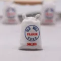 Miniatur Puppenhaus Mehl Sack Spielzeug, süße Puppen Küche Szene Zubehör Ornament. - Mehl