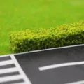 Miniatura casa de muñecas seto artificial micro paisaje decoración de jardín maquetas - Verde