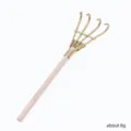 Miniatur Eisenharke Modell für Mikro Landschaft DIY Handwerk Heimdekor Detailansicht. - Gold