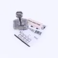 Dollhouse miniature metal vertical price tag miniature bakery bread shop display props - Silver