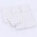 Miniatura casa bambole piastrelle tappeto tessuto non tessuto BJD scena decorazione - Bianco
