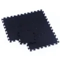 Mini tappeto puzzle in tessuto non tessuto nero per decorazione di scena in miniatura - Nero