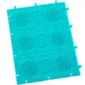 Tappetino da massaggio per toelettatura gatto in silicone turchese spazzola antigraffio - Verde