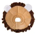Collare di recupero per animali in peluche design leone, cono collo anti-leccamento per gatti. - Taglia S / Leone