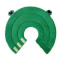 Collana elisabettiana rana verde morbido peluche gatto cane collare anti-morso simpatico - Taglia S / Rana