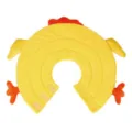 Pet yellow cute animal shape elizabethan collar soft plush anti-bite cat dog recovery cone - Chicken