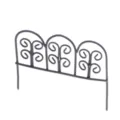 Miniature dollhouse garden fence iron art arch scrollwork micro landscape decor accessory - Double-Layer Fence Bubble Bags