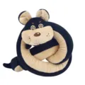 Peluche lungo cane giocattolo sonoro per animali domestici gioco interattivo design carino. - Bassotto nero