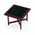 Miniature wooden dollhouse mahjong table model miniature chess card game furniture accessory. - Mahjong Tables