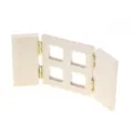 Fenetre miniature en bois pour maison de poupee avec charniere, accessoire de decors miniatures. - Fenêtres à charnières