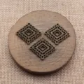 Antikbronze hohler rautenförmiger Metallverbinder Anhänger für DIY Schmuckzubehör Variante. - Antikbronze