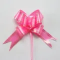 Roze strik lint voor cadeauverpakking, mooie decoratieve strik voor bloemen en feesten. - 100 stuks verpakking / Roze Gouden Rand