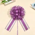 Grande nastro viola da tirare per decorazione di regali di Natale e confezionamento. - Orchidea