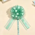 Grande fiocco per confezione regalo di Natale, fiocco in nastro verde menta per decorazione. - blu Tiffany