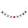 Guirlande de banderole de lettres de proposition romantique pour décoration de fête de couple. - Vieillir ensemble