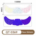 Pegatinas Cara Estrella Festival Impermeables Fluorescentes Maquillaje Y2K Tatuaje Variante - Pegatina de Pecas Fluorescente(QT-0369)