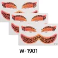 Halloween leopard print temporary face tattoo stickers for waterproof party makeup looks. - W-1901 (Set of 3 Sheets)