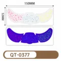 Autocollants de visage de taches de rousseur fluorescentes, maquillage étanche Y2K festival. - Autocollant de Tache de Rousseur Fluorescent(QT-0377)