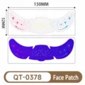 Autocollants de visage de taches de rousseur fluorescentes imperméables Y2K maquillage - Autocollant de Tache de Rousseur Fluorescent(QT-0378)