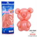 260 modeling long balloons 100pcs vintage bean color DIY balloon animal sculpture set - Retro Bean Paste