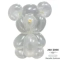 Metallic white long magic balloons 260 size 100pcs DIY bear sculpture party decor - Pearly White
