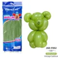 Olive green 260 modeling balloons 100pcs set, vintage DIY balloon bear craft party supplies. - Retro Olive Green