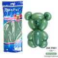 Bean green 260 modeling balloons 100pcs vintage long latex balloons for DIY bear shape party decor - Retro Bean Green