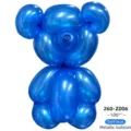 Dark blue 260 magic long metallic balloon, 100pcs pack, twist DIY bear shape party decor. - Pearly Dark Blue