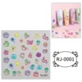 5D pegatinas de unas de gel de dibujos animados DIY decoraciones bonitas para ninos - Pegatina de Dibujos Animados (RJ-0001) / 60X60mm