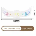 Weihnachten wasserdichte Gesichtsaufkleber holografische Tattoos fur Party Kinder Make-up. - QT-0206 (Holografisch / Laser-Design)