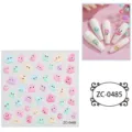 Cute 5D cartoon jelly soft relief nail art stickers DIY creative doodle craft decals - ZC-0485