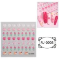 Cute 5d soft glue nail art stickers cartoon bear rabbit tulip DIY decorative stickers sku - Cartoon Sticker (RJ-0005) / 60X60mm