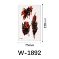 Adesivo per tatuaggio temporaneo Halloween cicatrici realistiche impermeabile 75x120mm - W-1892 / 75*120mm