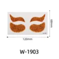 Pegatinas de maquillaje de ojos con estampado de leopardo, tatuaje temporal impermeable. - W-1903 / 68x120mm