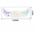 Pegatinas de cara láser de Halloween tatuaje temporal de telaraña fiesta 150x52mm - QT-0196 (Estilo láser) / 150*52mm