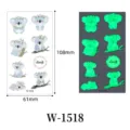 Cute glow in the dark koala temporary tattoo stickers for kids waterproof body art. - Koala Pattern (W-1518)