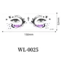 Halloween Yeux Tatouage Temporaire Visage Autocollant WL-0025 Mignon Violet Araignée Maquillage - WL-0025
