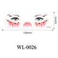 Autocollant de tatouage de visage d'Halloween imperméable maquillage des yeux pour enfants - WL-0026