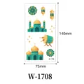 Waterproof cartoon temporary tattoo sticker for kids cute festival party body art decor - W-1708 (Set of 12 Sheets)