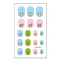 Cartoon nail stickers, cute butterfly and flower design variant for trendy nail art decoration. - Cartoon Sticker (MRT4563)