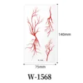 Halloween red blood vein temporary tattoo sticker waterproof gothic face decor SKU W1568 - W-1568