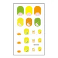 Cute cartoon fruit nail stickers, citrus lemon orange slice nail art decals for women. - Cartoon Sticker (MRT4566)