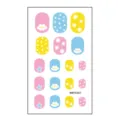 Cute cartoon nail art stickers colorful star flower decal self-adhesive manicure sheet - Cartoon Sticker (MRT4567)